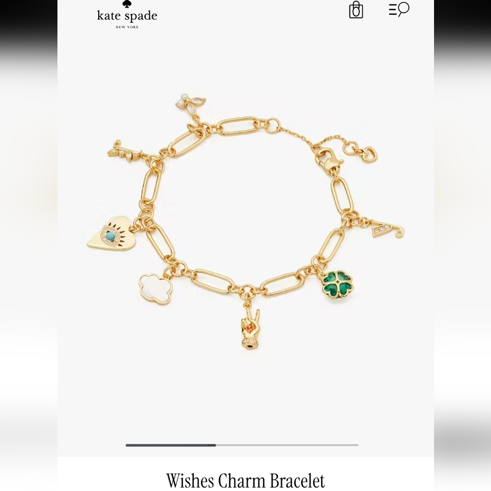 Kate Spade Wishes Charm Bracelet